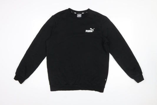 Mens UK Size S PUMA Black Pullover Sweatshirt