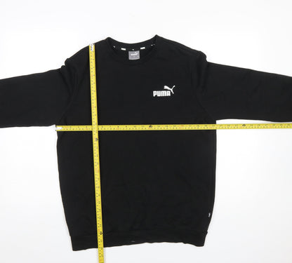Mens UK Size S PUMA Black Pullover Sweatshirt