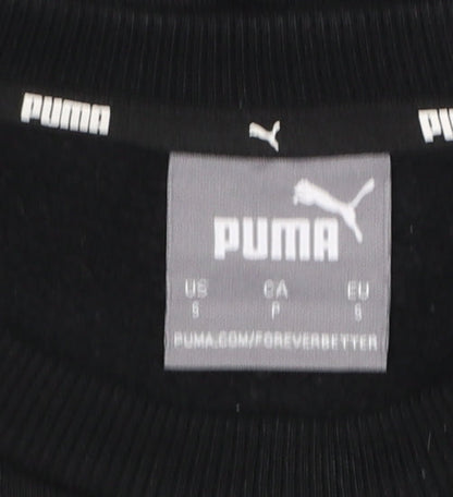 Mens UK Size S PUMA Black Pullover Sweatshirt