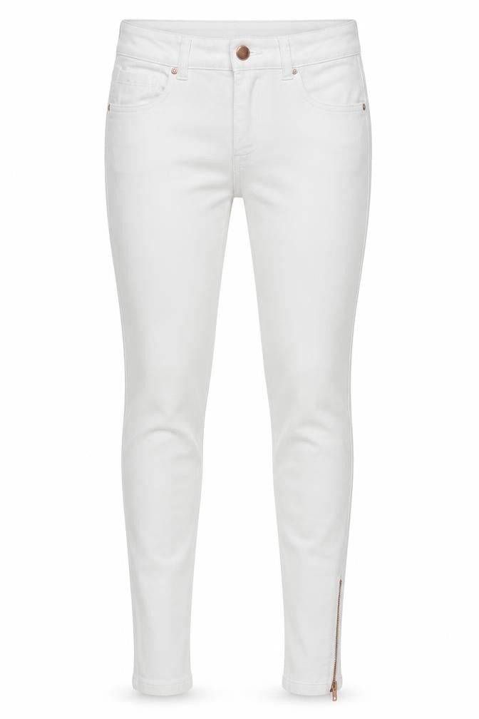 Womens UK Size 10 Denim Co. Slim Fit Skinny White Jeans