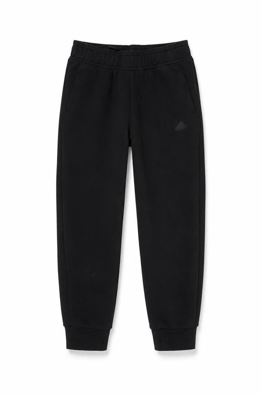 Boys UK Size 9-10 Years adidas Regular Fit Jogger Black Trousers