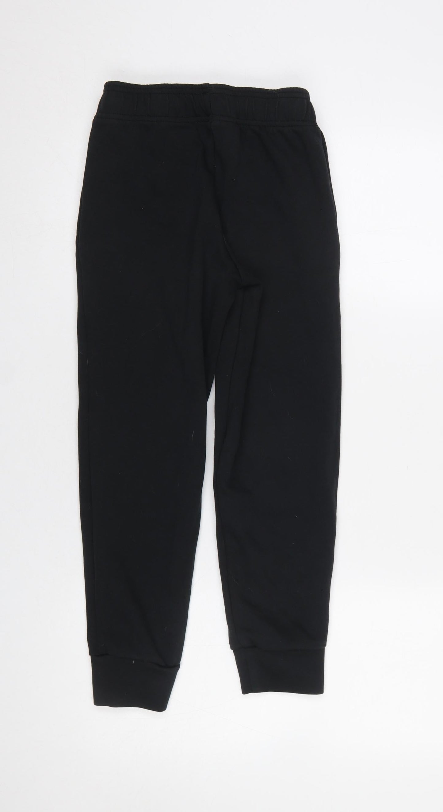 Boys UK Size 9-10 Years adidas Regular Fit Jogger Black Trousers