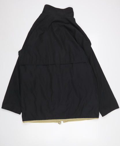 Womens UK Size 16 BHS Black Rain Coat