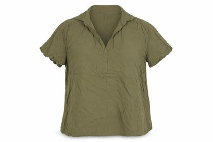 Womens UK Size 12 United Colors of Benetton Green Basic Blouse