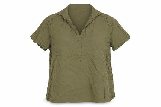 Womens UK Size 12 United Colors of Benetton Green Basic Blouse