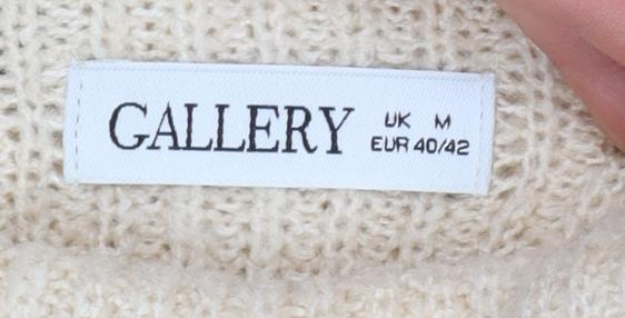 Womens UK Size M Gallery Multicoloured Pullover Jumper