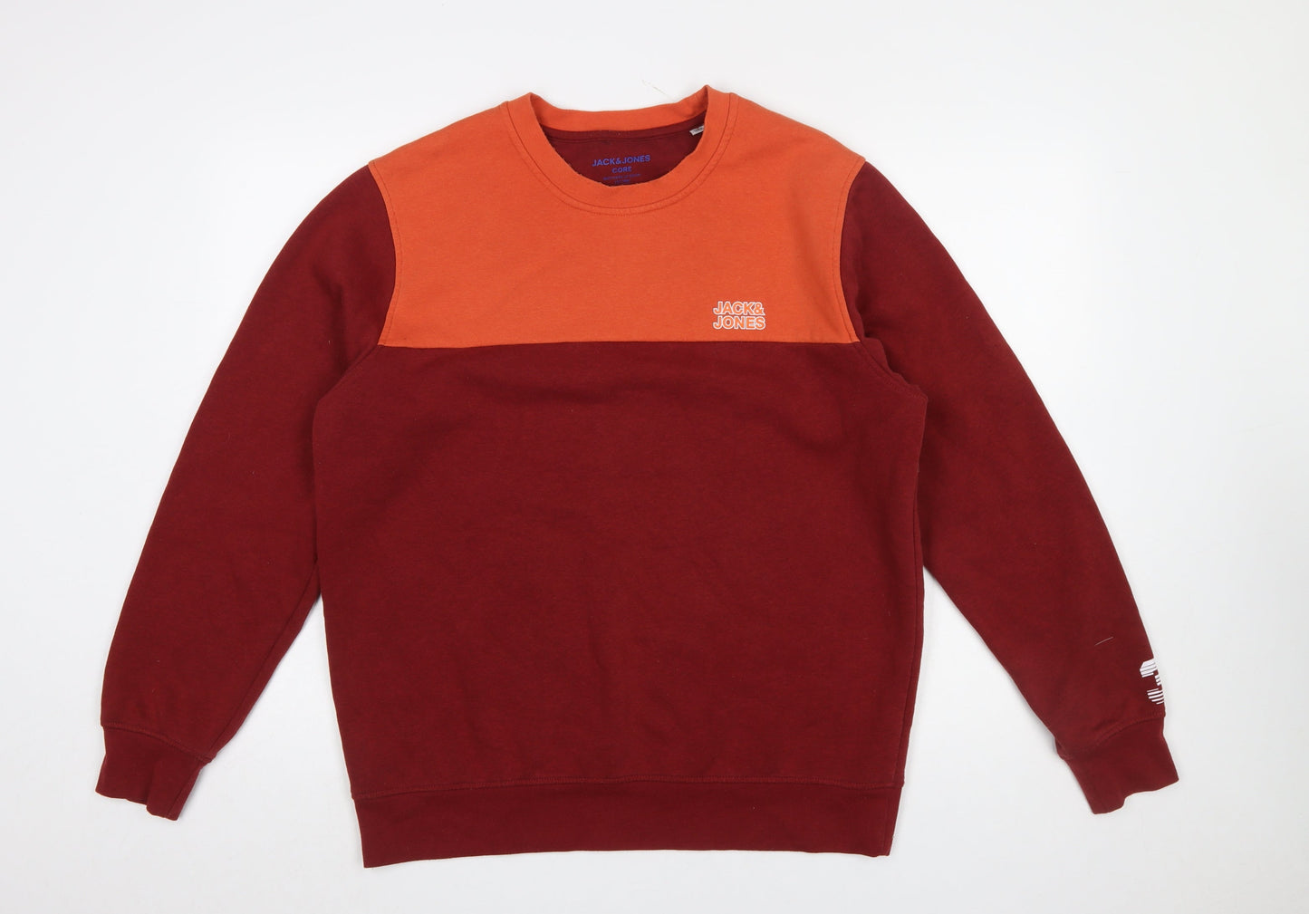 Mens UK Size XL JACK & JONES Red Pullover Sweatshirt