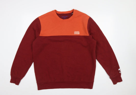 Mens UK Size XL JACK & JONES Red Pullover Sweatshirt