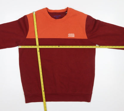 Mens UK Size XL JACK & JONES Red Pullover Sweatshirt