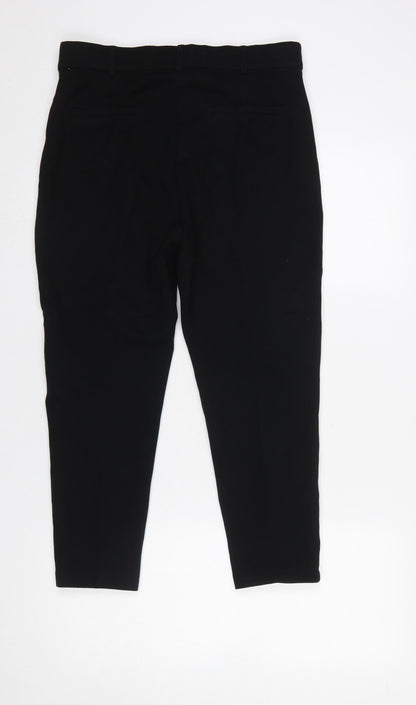 Womens UK Size 12 Threadbare Slim Fit CasualWorkwearBusiness Black Trousers