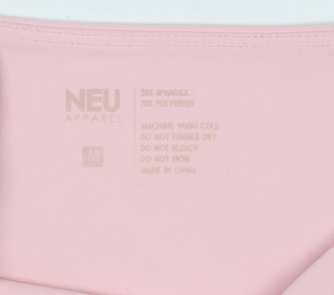 Womens UK Size M NEU Apparel Slim Fit Leggings Pink Leggings