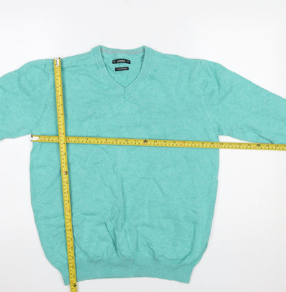 Mens UK Size S Dunnes Green Pullover Jumper