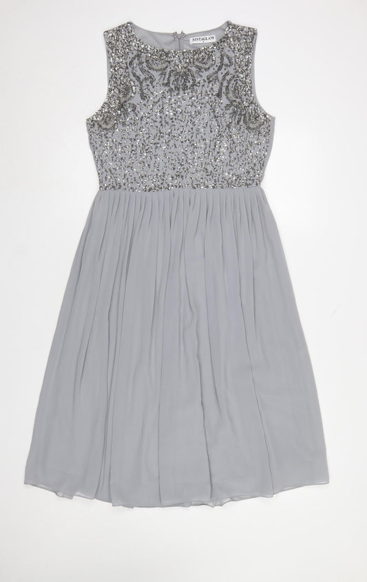 Womens UK Size 12 Sistaglam A-Line Dress