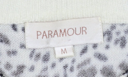 Womens UK Size M Paramour Brown Cardigan Jumper