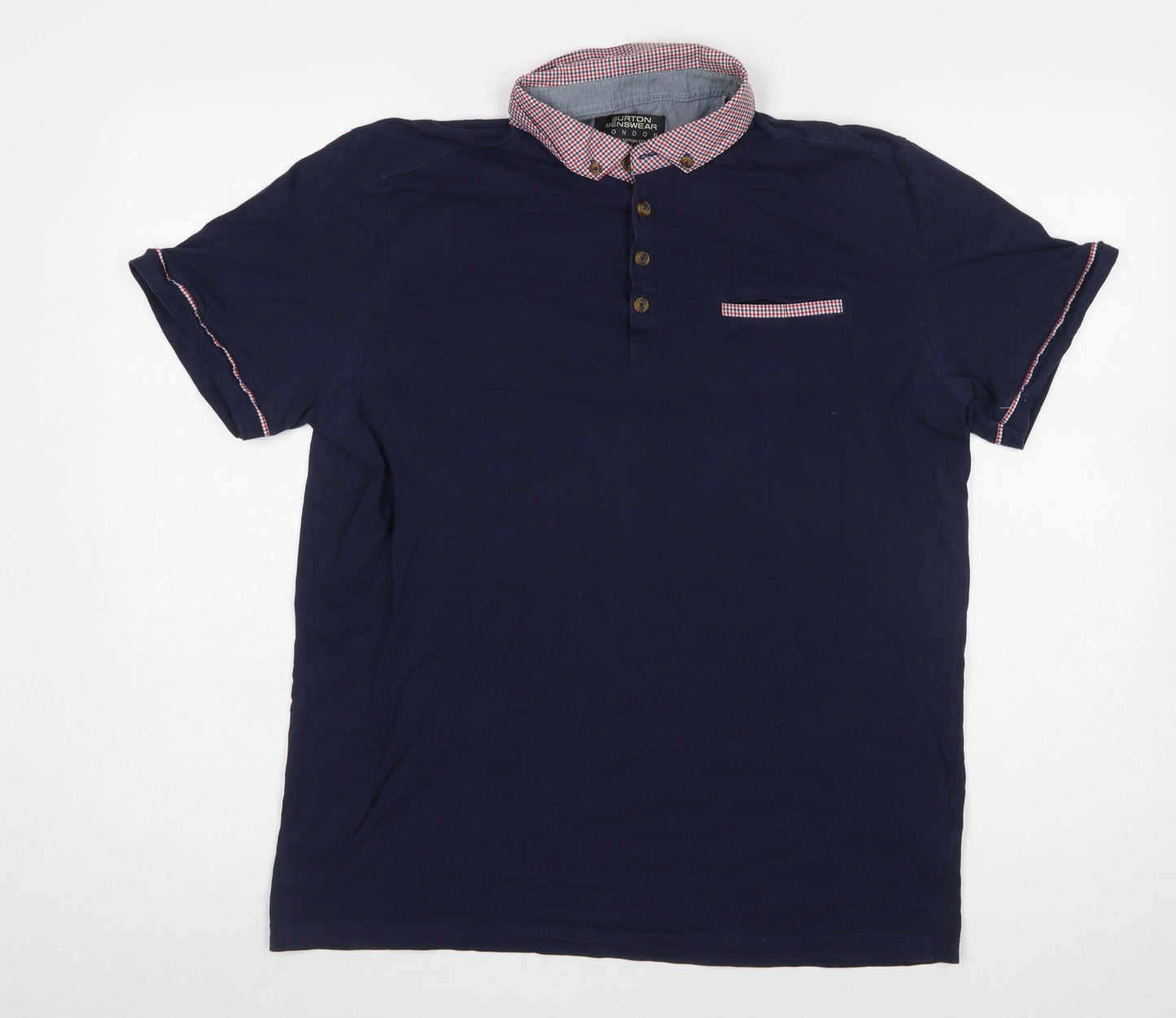 Mens UK Size L Burton Menswear London 100% Cotton Polo Shirt