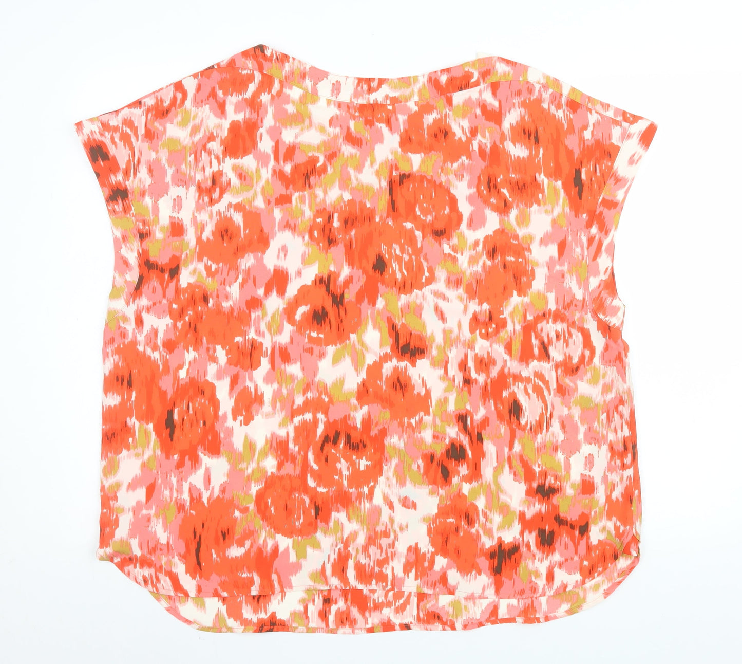 Womens UK Size 2XL Ann Taylor Multicoloured Tunic Blouse