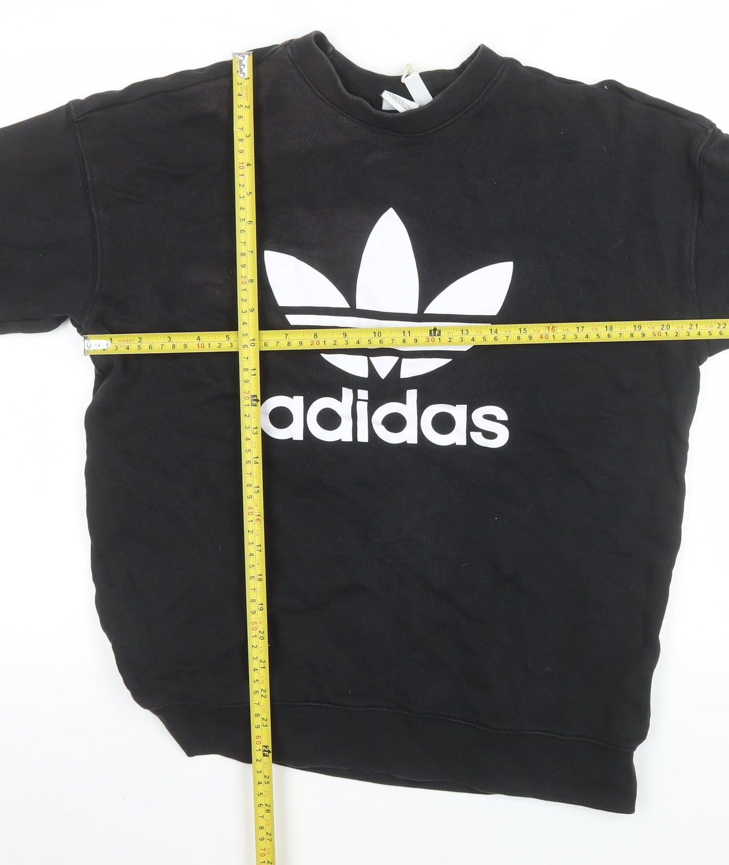 Womens UK Size 12 adidas Black Pullover Sweatshirt