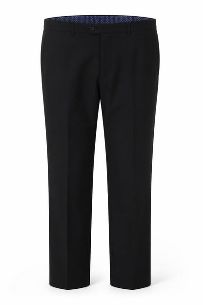 Mens UK Size 38 in St Bernard for Dunnes Stores Regular Fit Dress Pants Black Tr