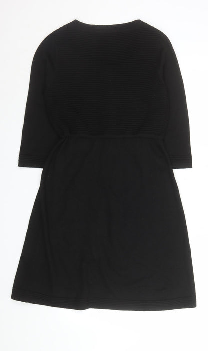 Womens UK Size 8 Monsoon Black Cardigan Jumper