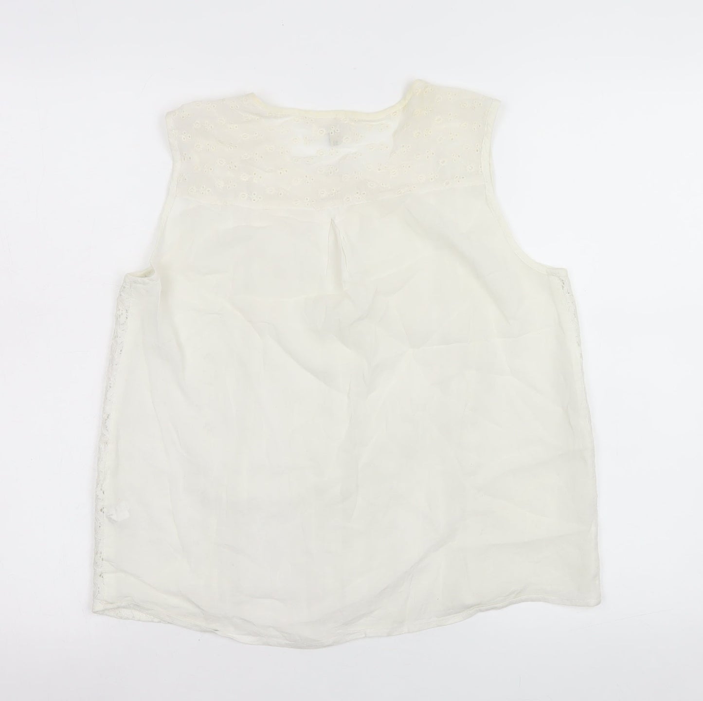 Womens UK Size 14 Chelsea Girl Ivory Camisole Blouse