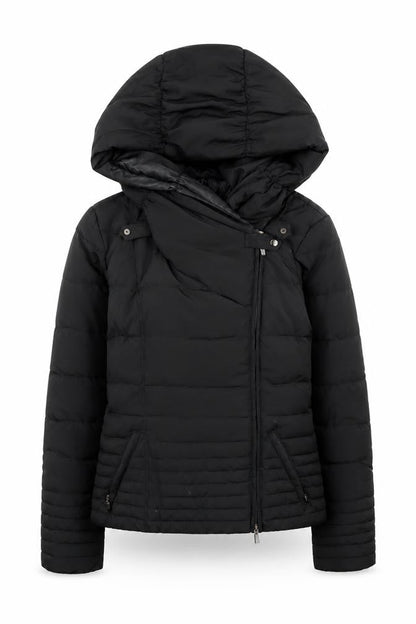 Womens UK Size 10 MOTIVI Black Puffer Jacket