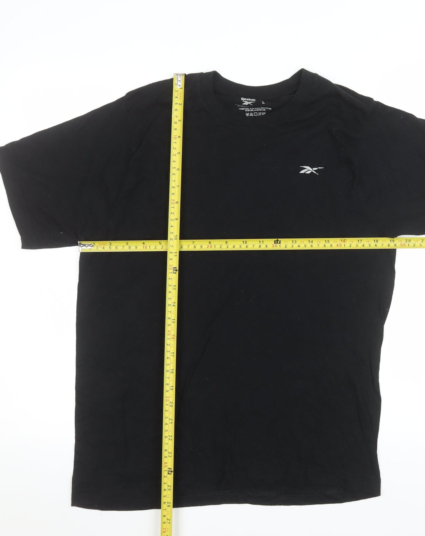 Mens UK Size L Reebok Black  T-Shirt