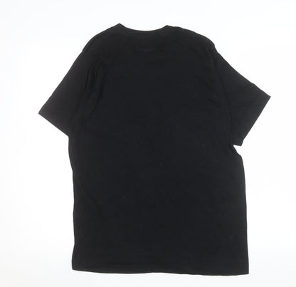 Mens UK Size L Reebok Black  T-Shirt