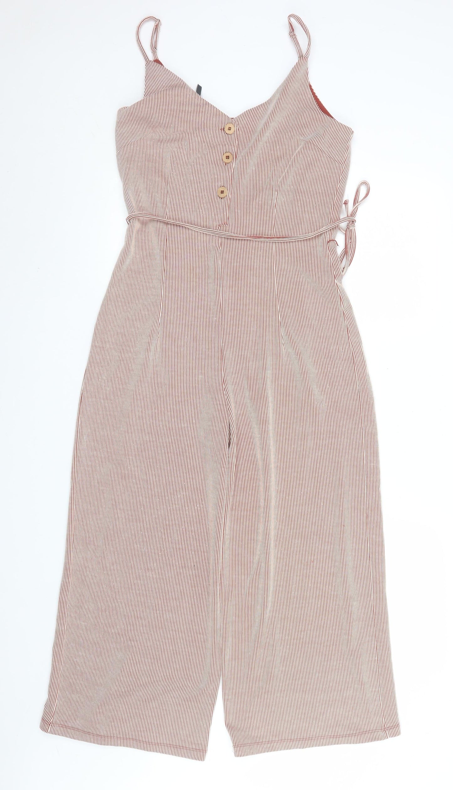 Womens UK Size M Only One-Piece Red Jumpsuit