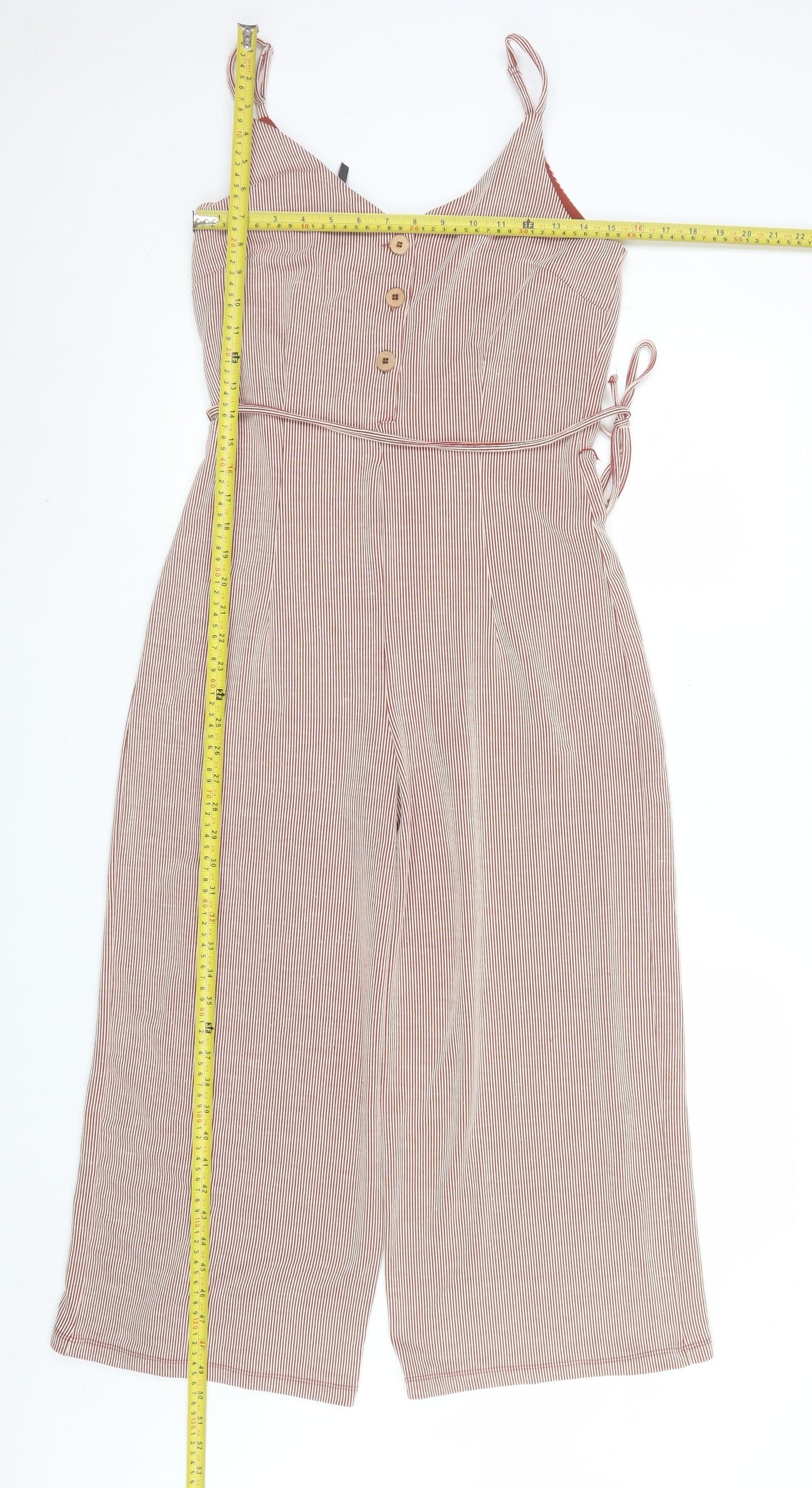 Womens UK Size M Only One-Piece Red Jumpsuit