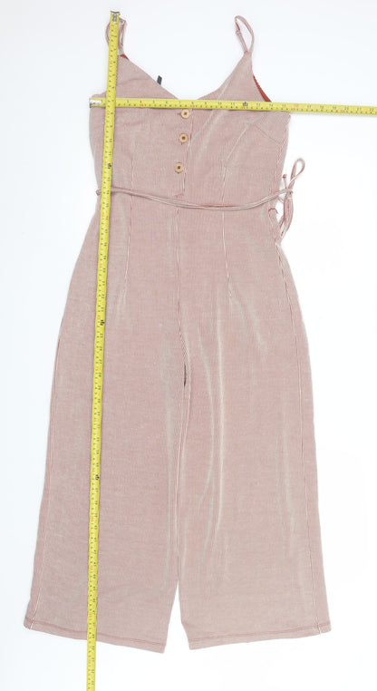 Womens UK Size M Only One-Piece Red Jumpsuit