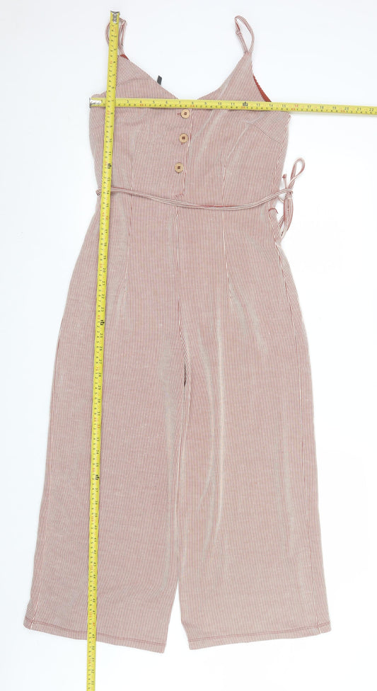 Womens UK Size M Only One-Piece Red Jumpsuit