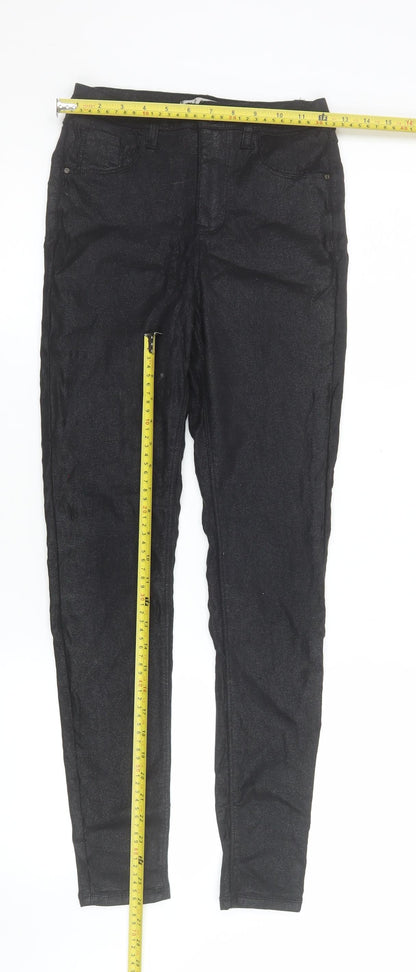 Womens UK Size 6 Denim Co Slim Fit Jegging Black Trousers