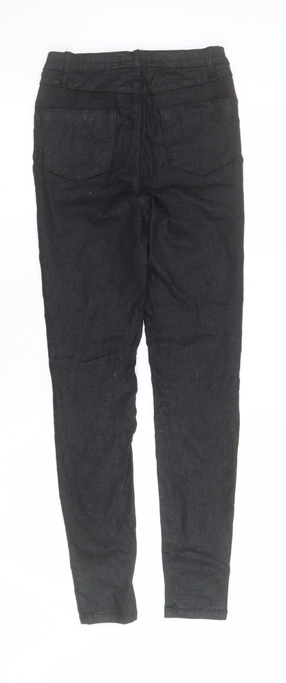 Womens UK Size 6 Denim Co Slim Fit Jegging Black Trousers