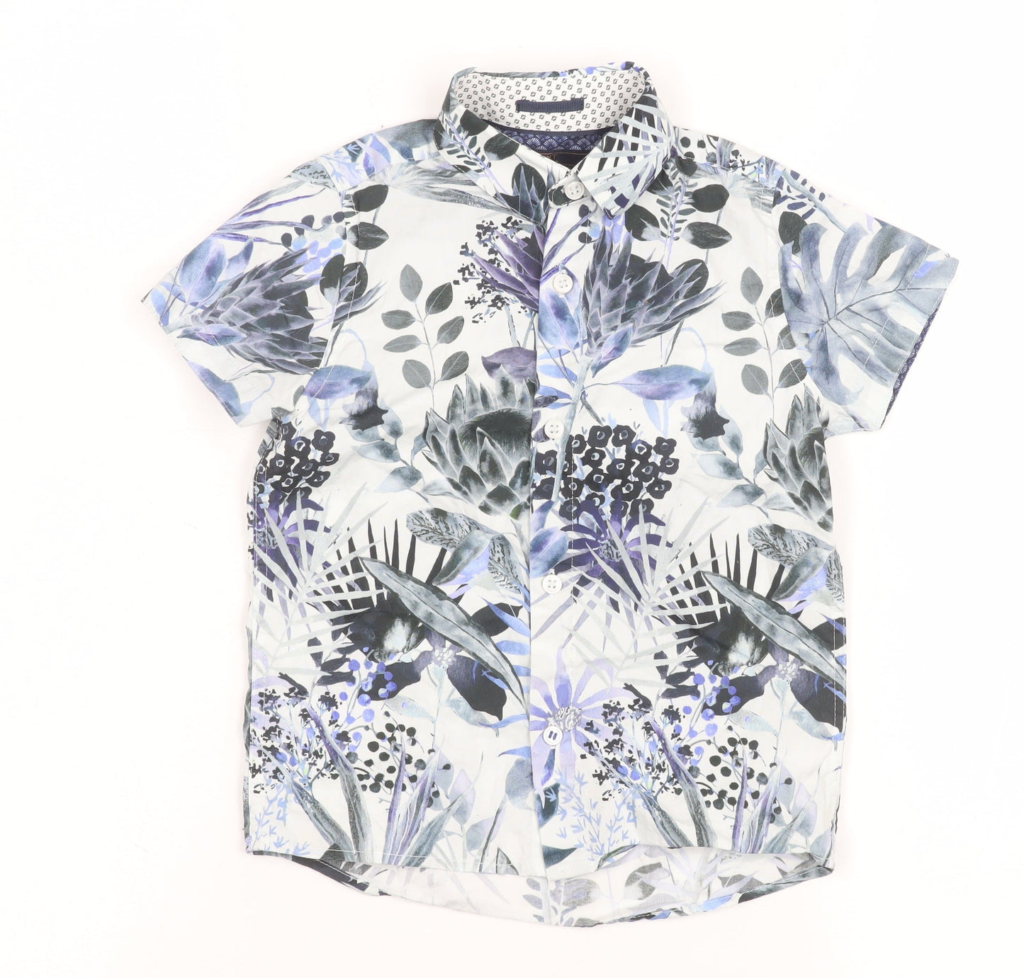 Boys UK Size 3 Years NEXT Multicoloured Basic Button-Up
