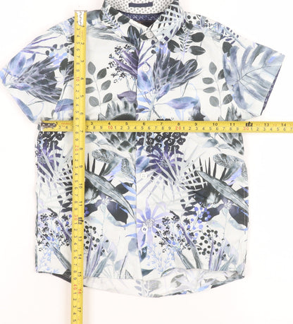 Boys UK Size 3 Years NEXT Multicoloured Basic Button-Up