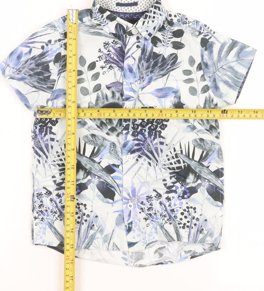 Boys UK Size 3 Years NEXT Multicoloured Basic Button-Up