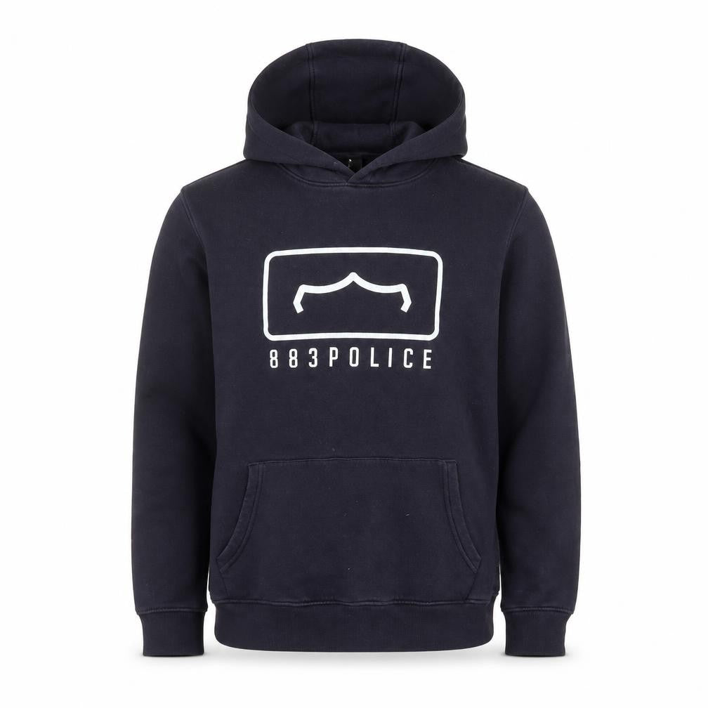 Mens UK Size M 883 Police Blue Pullover Hoodie