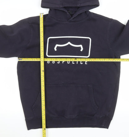 Mens UK Size M 883 Police Blue Pullover Hoodie