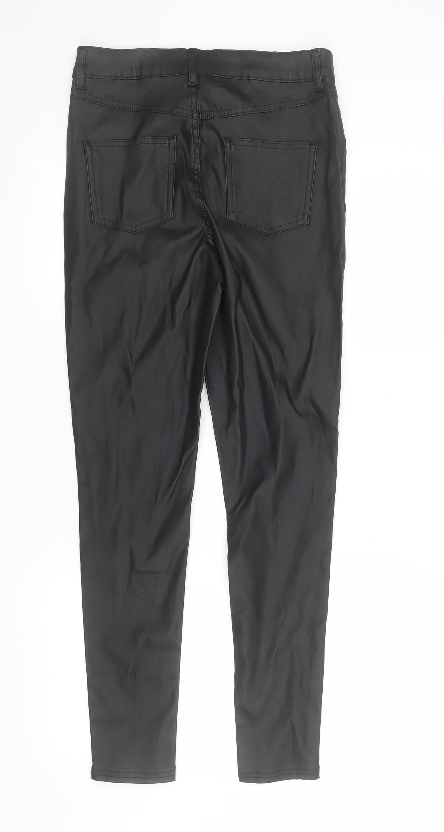 Womens UK Size 8 Denim Co. Slim Fit Jegging Black Trousers