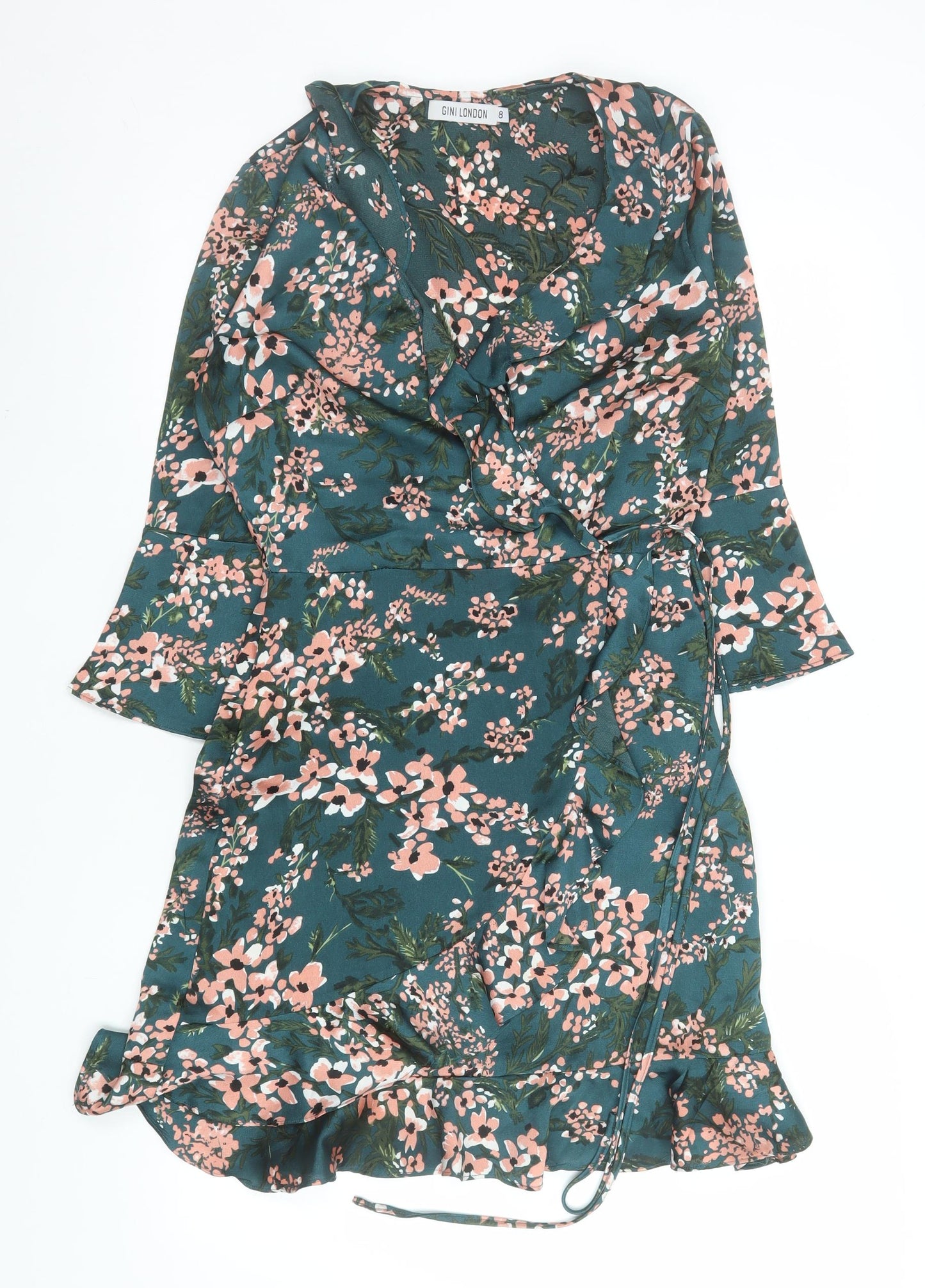 Womens UK Size 8 GINI LONDON Wrap Dress