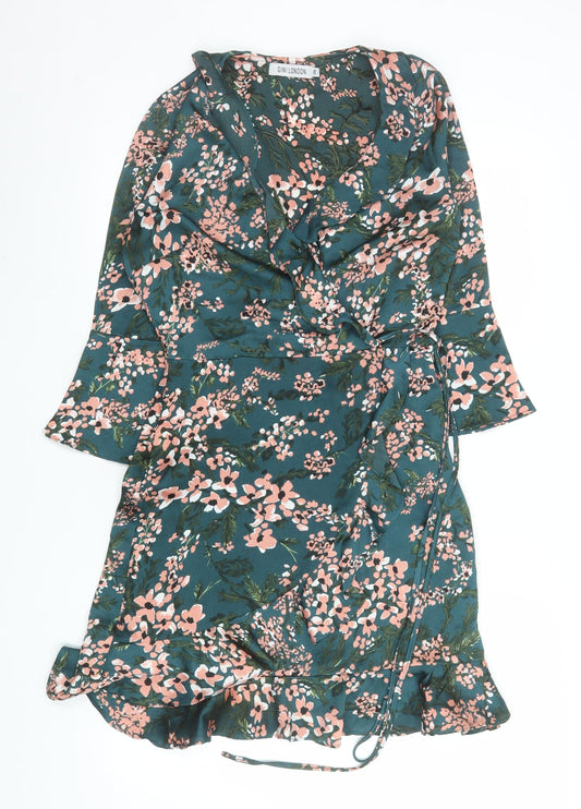 Womens UK Size 8 GINI LONDON Wrap Dress