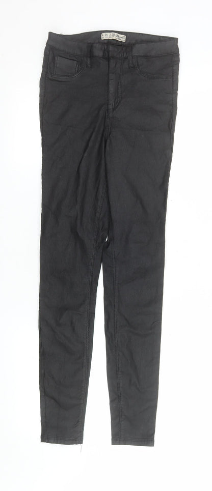 Womens UK Size 6 Denim Co Slim Fit Jegging Black Trousers