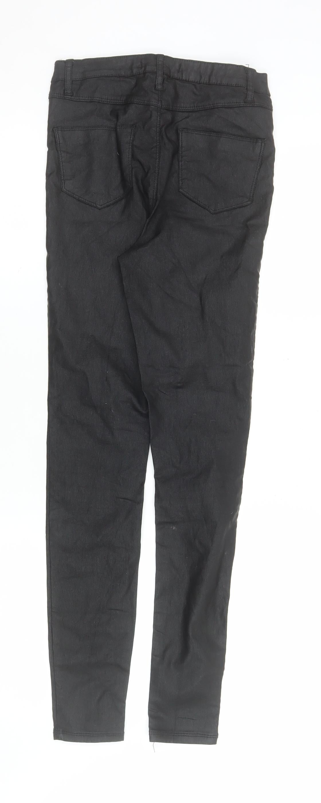 Womens UK Size 6 Denim Co Slim Fit Jegging Black Trousers