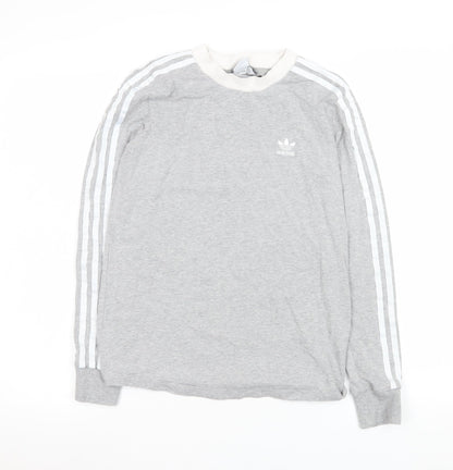 Womens UK Size 8 adidas Grey Basic T-Shirt