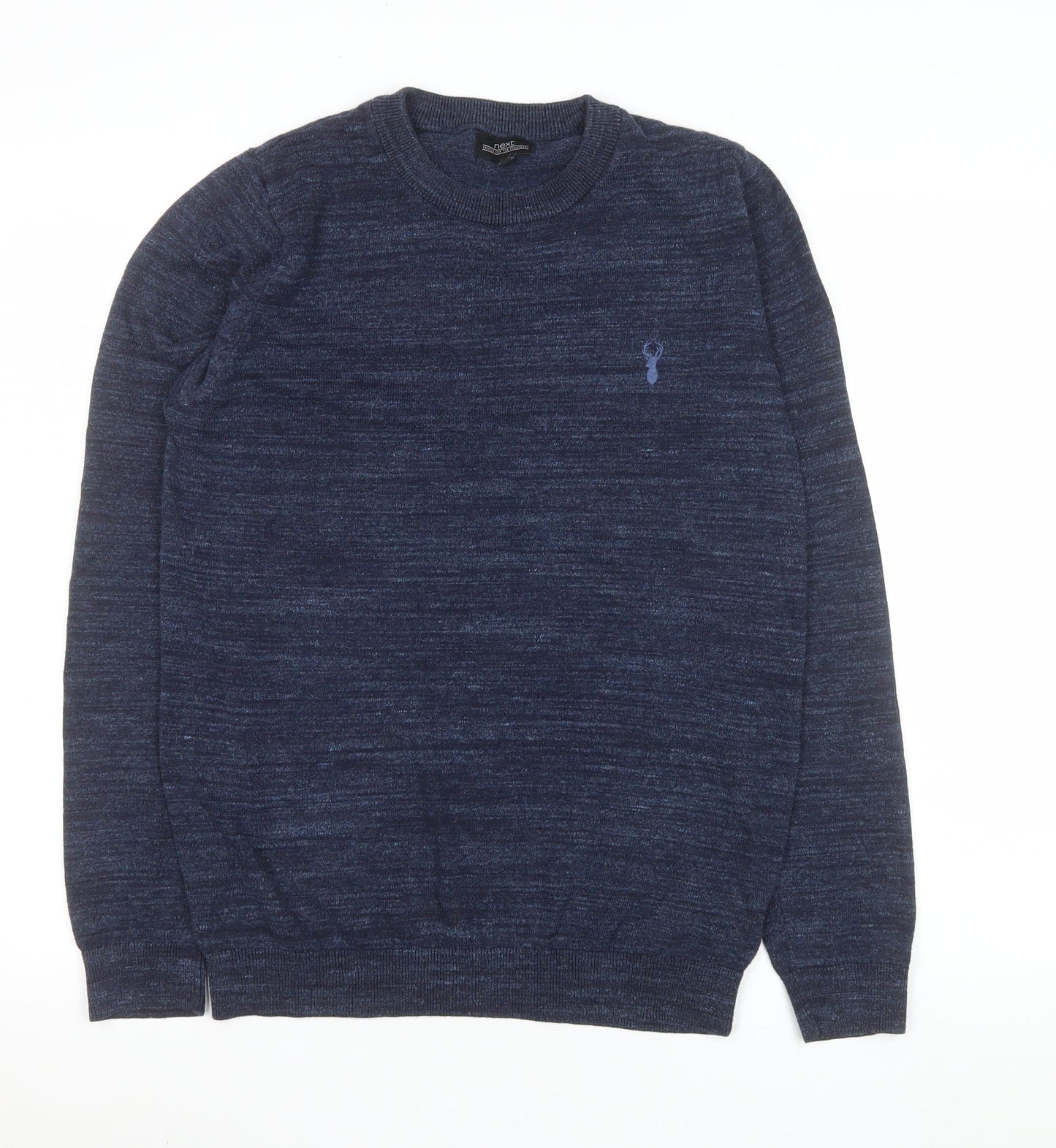 Mens UK Size S NEXT Blue Pullover Jumper