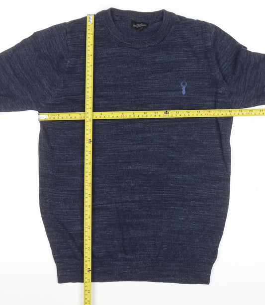 Mens UK Size S NEXT Blue Pullover Jumper