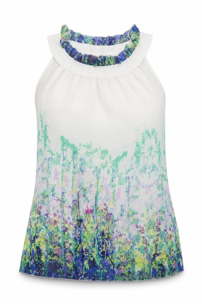 Womens UK Size M Pussycat London Multicoloured Camisole Blouse