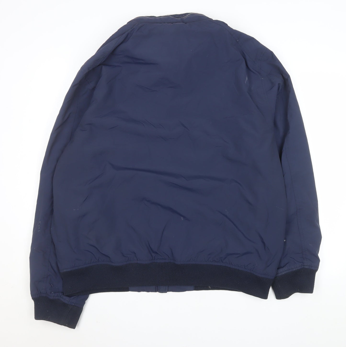 Mens UK Size XL St. Bernard Blue Bomber Jacket
