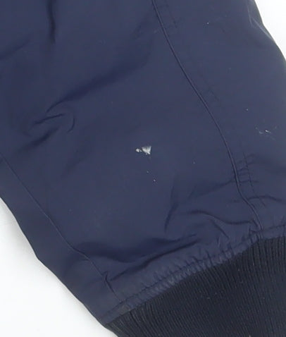 Mens UK Size XL St. Bernard Blue Bomber Jacket
