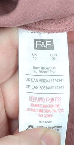 Womens UK Size 10 F&F Shift Dress